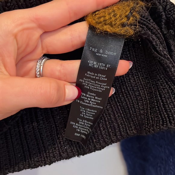 Rag & bone striped wool sweater - Picture 5 of 6